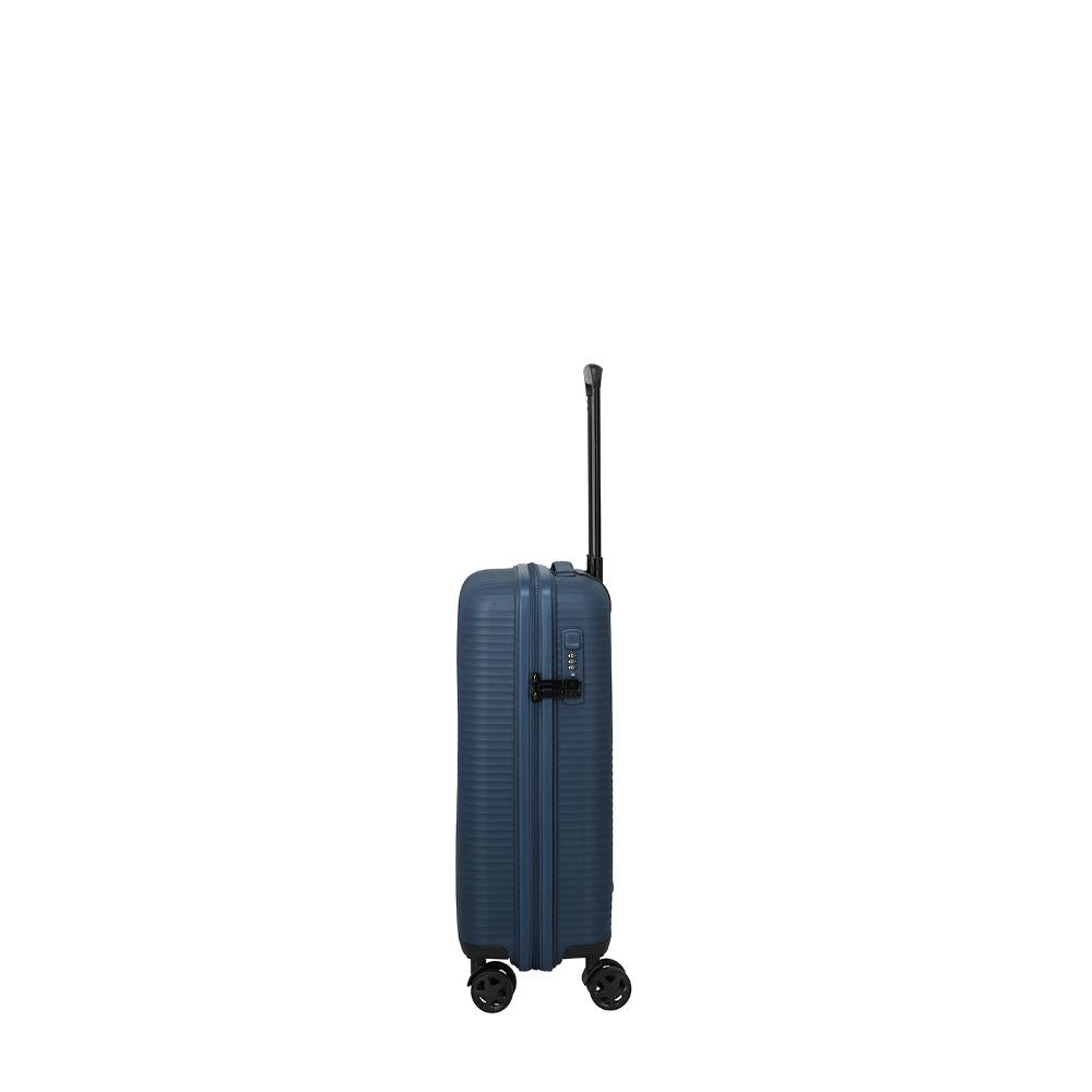 Travelite Air Stripe Navy 4-Doppelrollen Trolley S 55cm