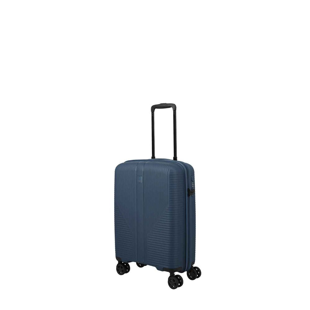 Travelite Air Stripe Navy 4-Doppelrollen Trolley S 55cm