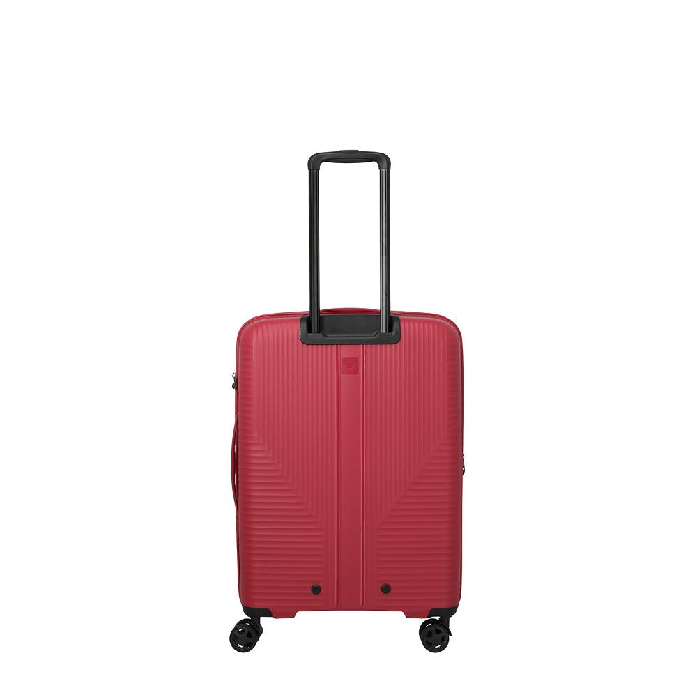 Travelite Air Stripe Rot 4-Doppelrollen Trolley M 66cm
