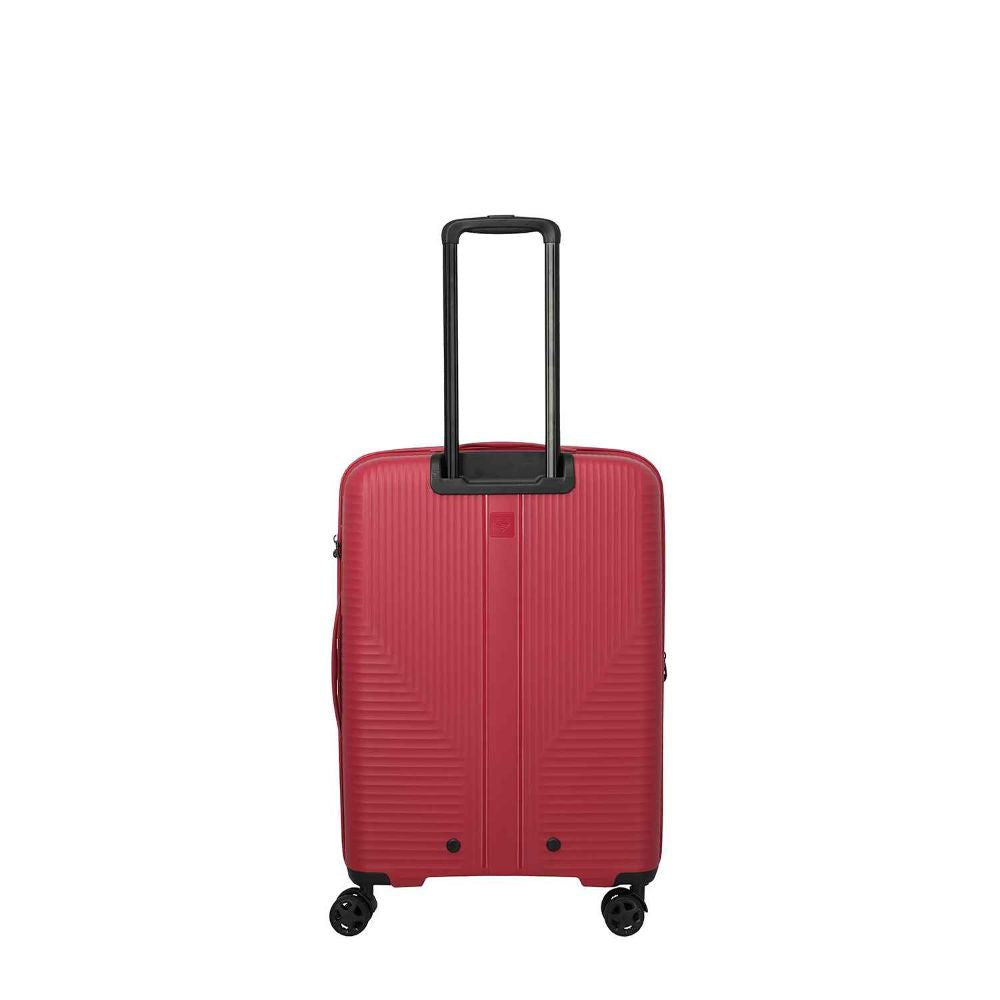 Travelite Air Stripe Rot 4-Doppelrollen Trolley M 66cm