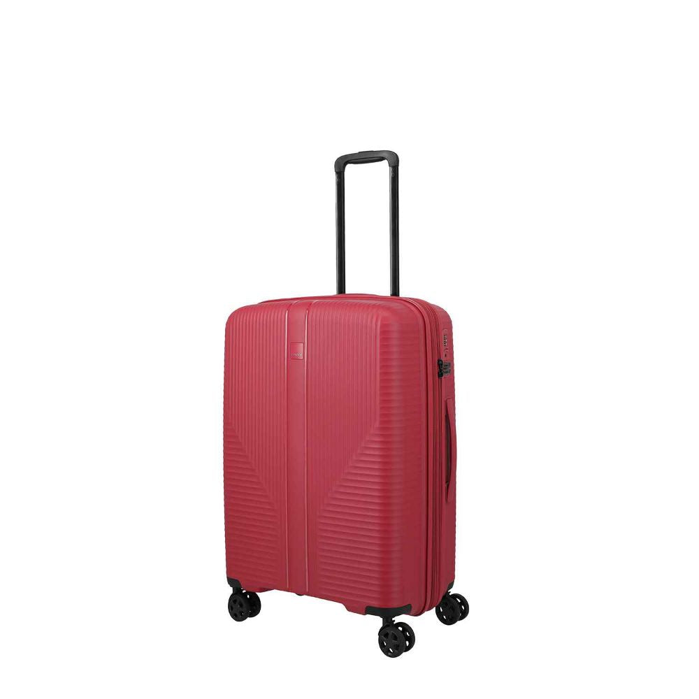 Travelite Air Stripe Rot 4-Doppelrollen Trolley M 66cm