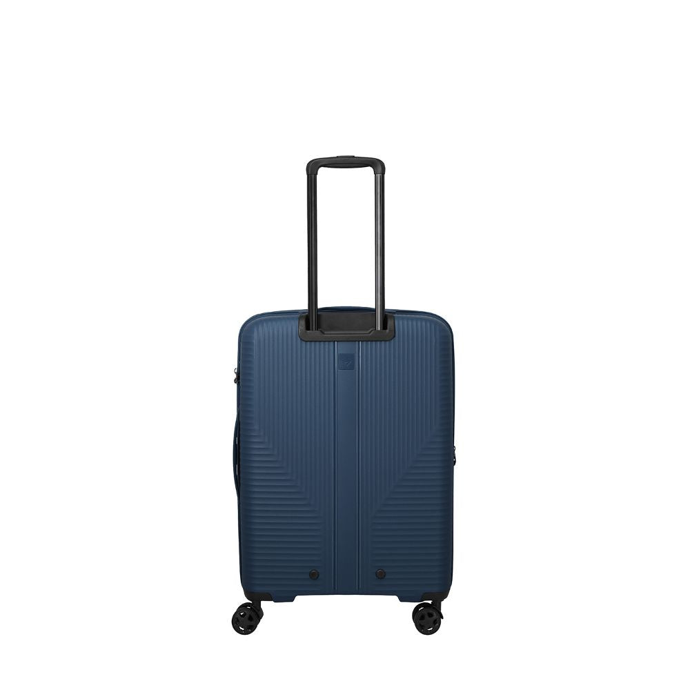 Travelite Air Stripe Navy 4-Rollen Trolley M erweiterbar 66cm