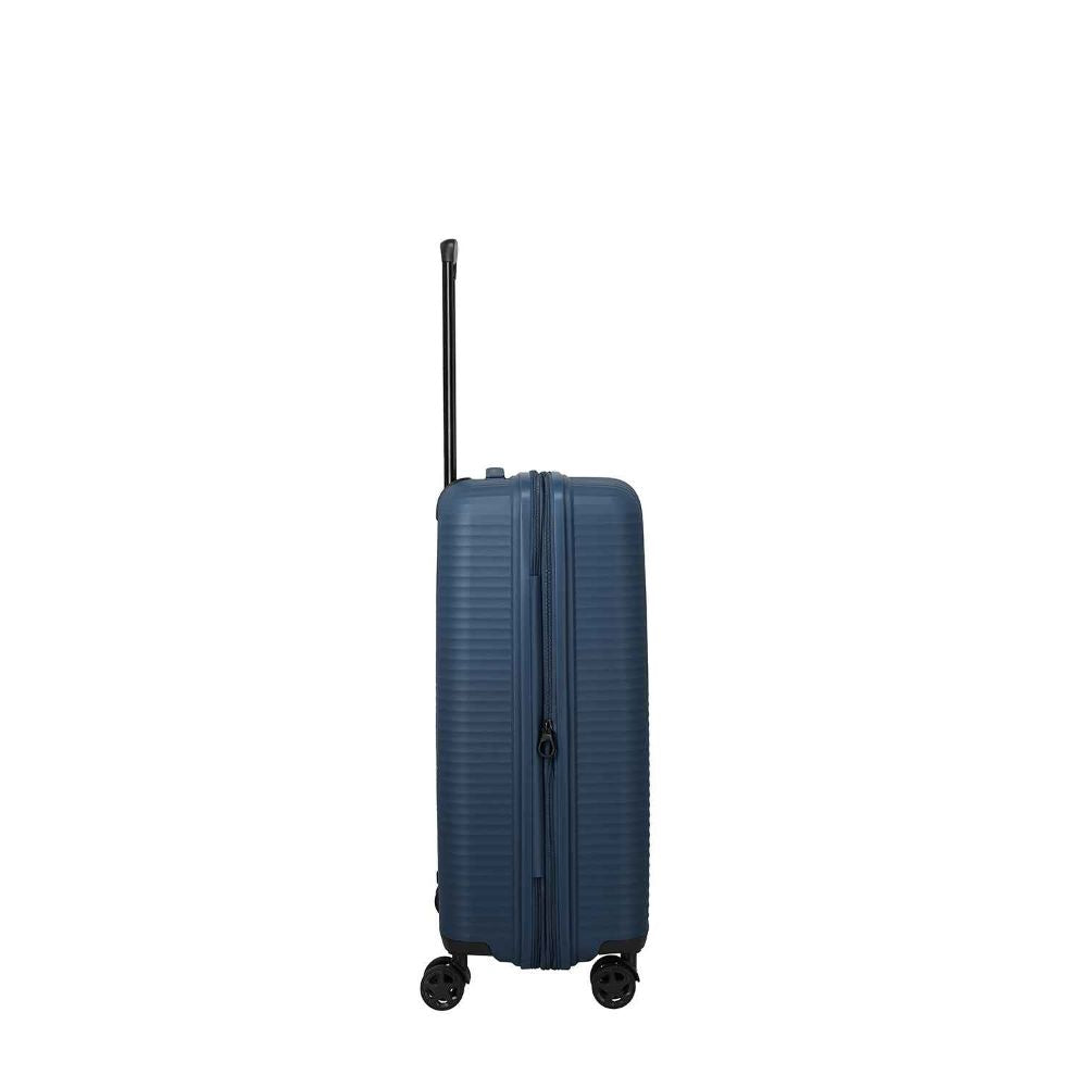 Travelite Air Stripe Navy 4-Rollen Trolley M erweiterbar 66cm