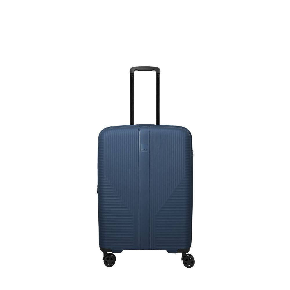Travelite Air Stripe Navy 4-Rollen Trolley M erweiterbar 66cm
