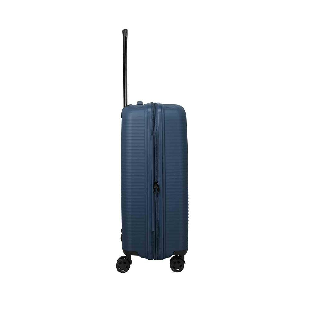 Travelite Air Stripe Navy 4-Doppelrollen Trolley M erweiterbar 66cm