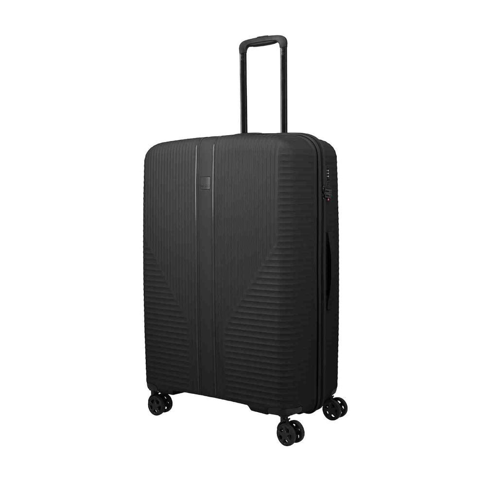 Travelite Air Stripe Schwarz 4-Doppelrollen Trolley L 77cm