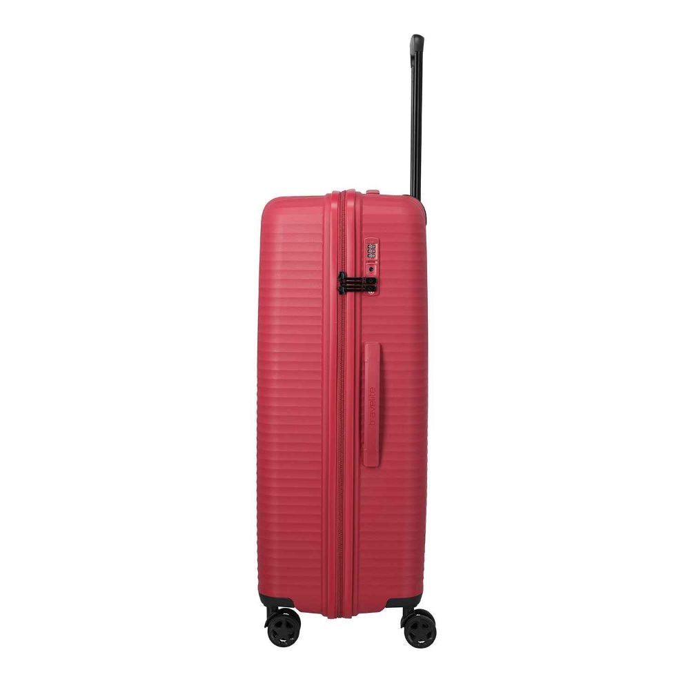 Travelite Air Stripe Rot 4-Doppelrollen Trolley L 77cm