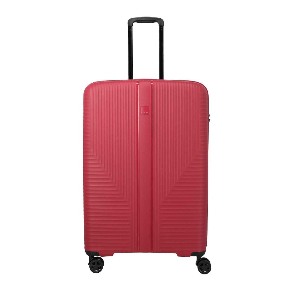 Travelite Air Stripe Rot 4-Doppelrollen Trolley L 77cm
