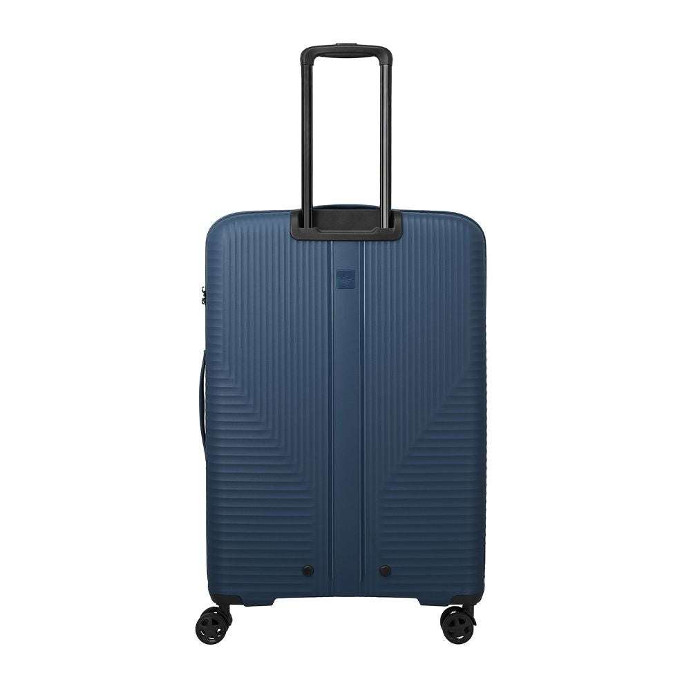 Travelite Air Stripe Navy 4-Doppelrollen Trolley L 77cm