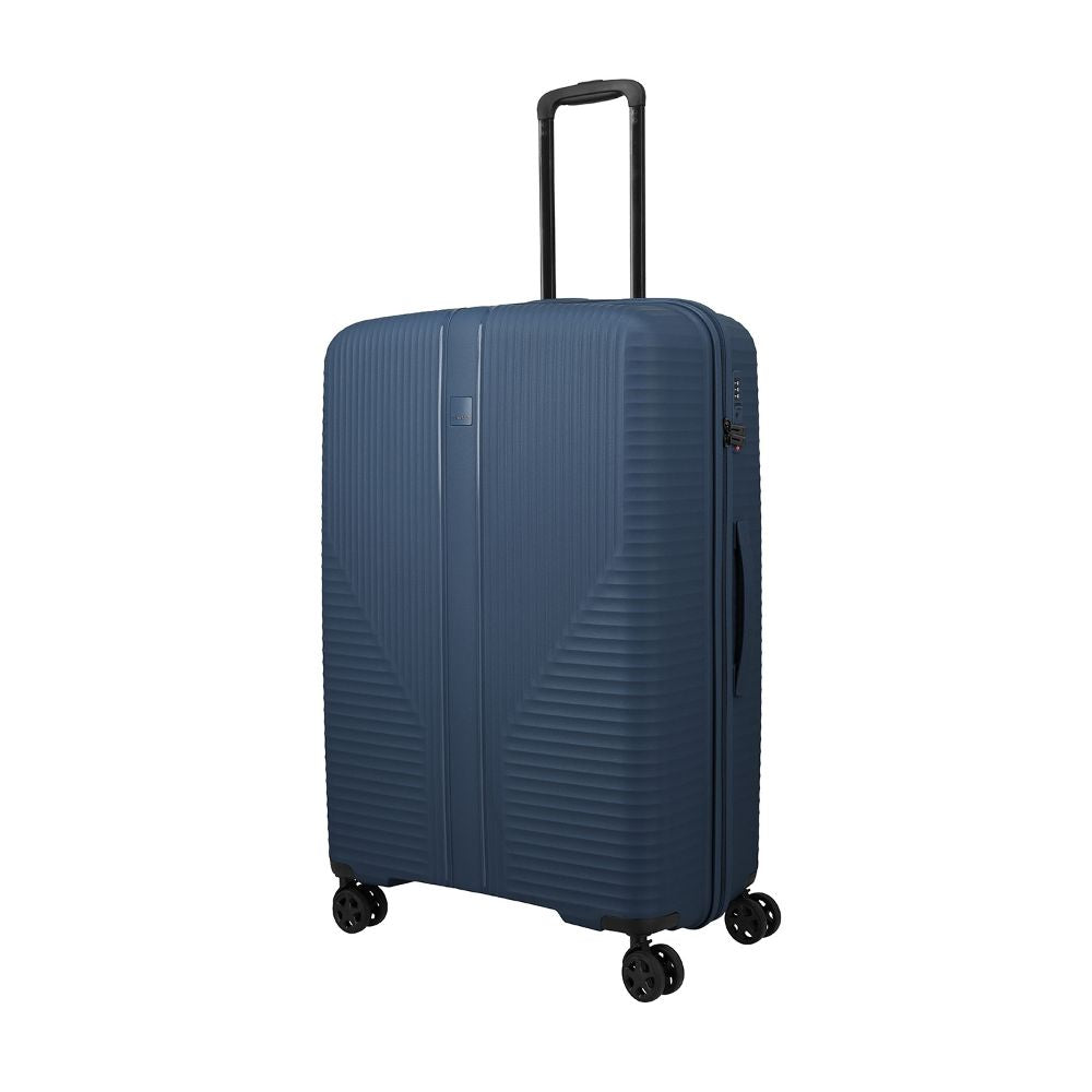 Travelite Air Stripe Navy 4-Doppelrollen Trolley L 77cm