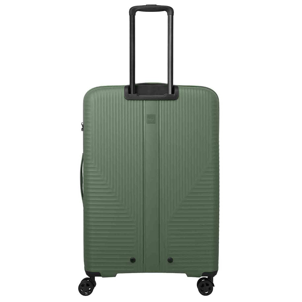 Travelite Air Stripe Grün 4-Doppelrollen Trolley L 77cm