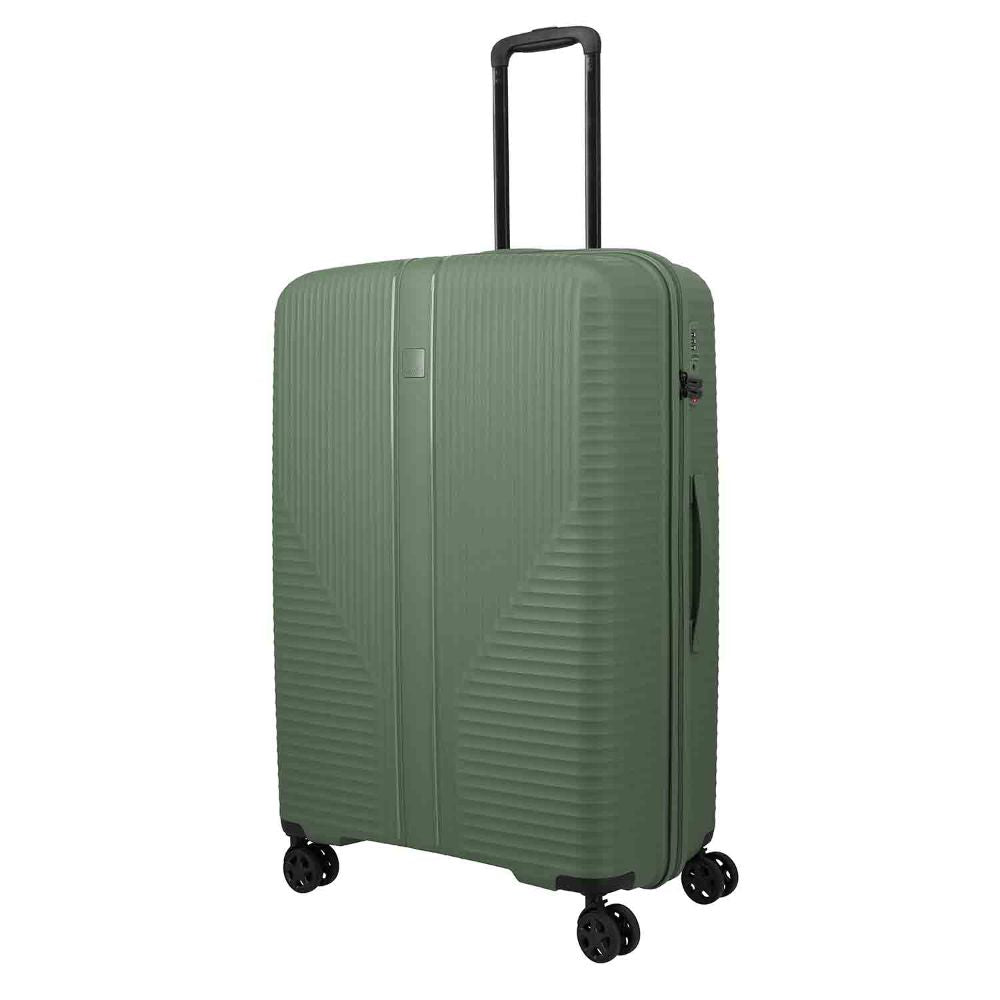 Travelite Air Stripe Grün 4-Doppelrollen Trolley L 77cm