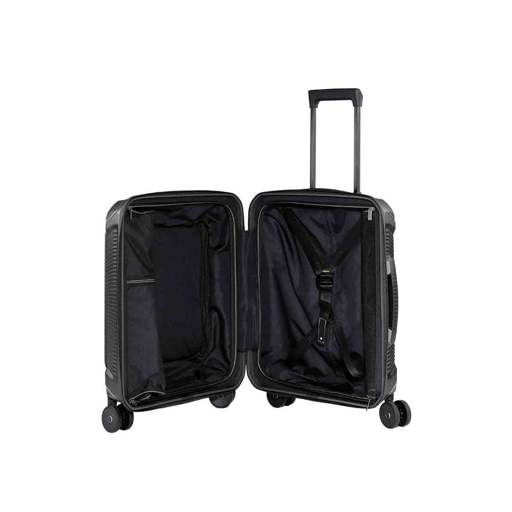 Travelite Millennium Black 4-Doppelrollen Business Pocket Trolley S 55 cm