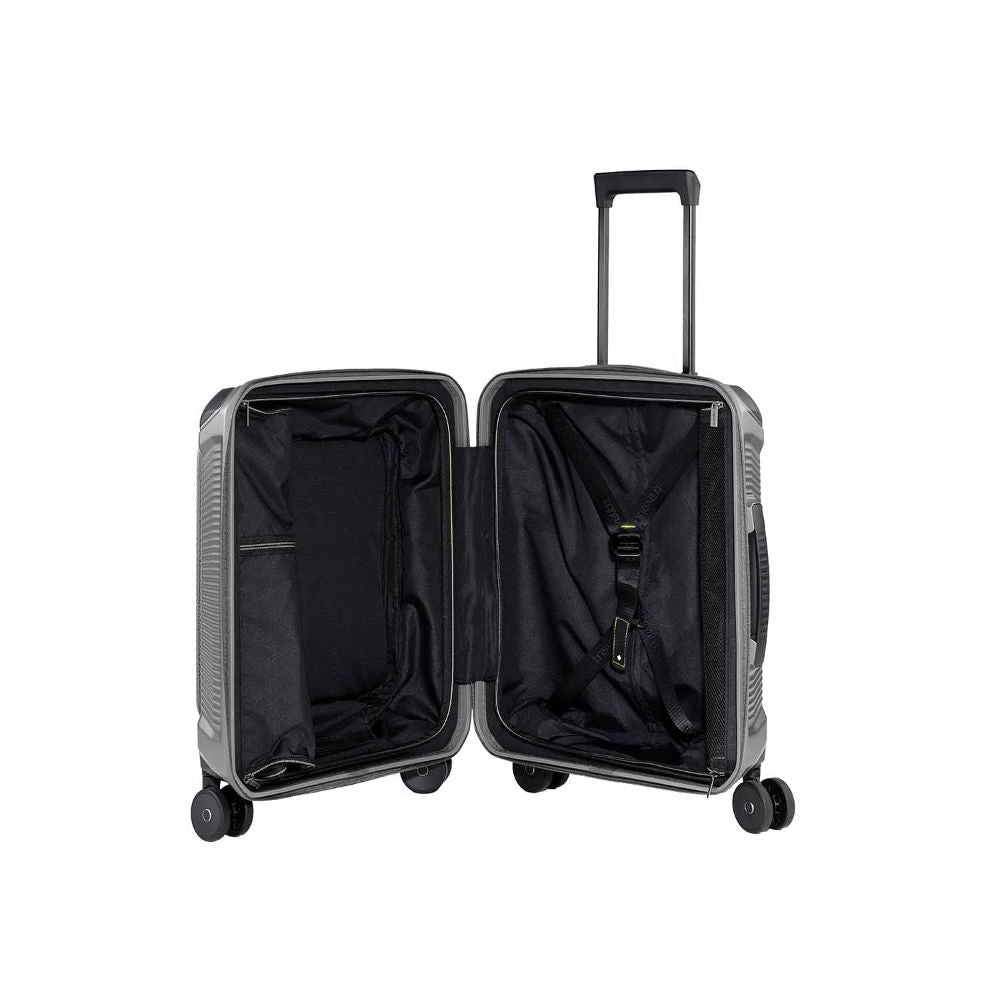 Travelite Millennium Silver 4-Doppelrollen Business Pocket Trolley S 55 cm