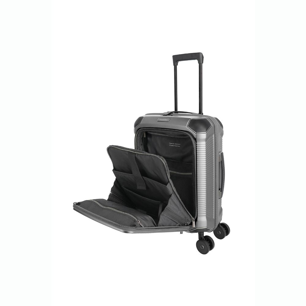 Travelite Millennium Silver 4-Doppelrollen Business Pocket Trolley S 55 cm