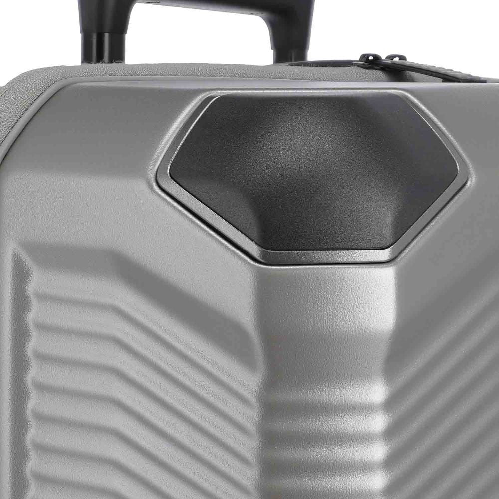 Travelite Millennium Silver 4-Doppelrollen Trolley S 55 cm