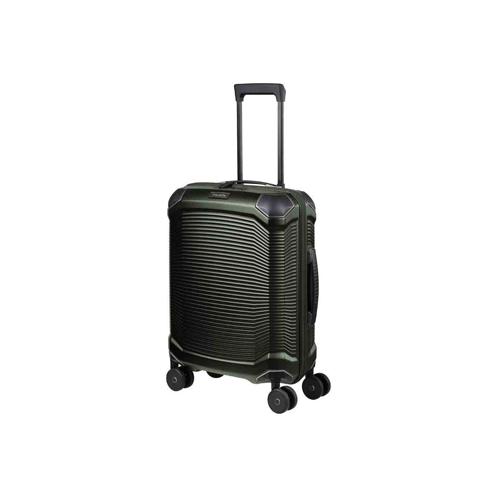 Travelite Millennium Pine Green 4-Doppelrollen Trolley S 55 cm