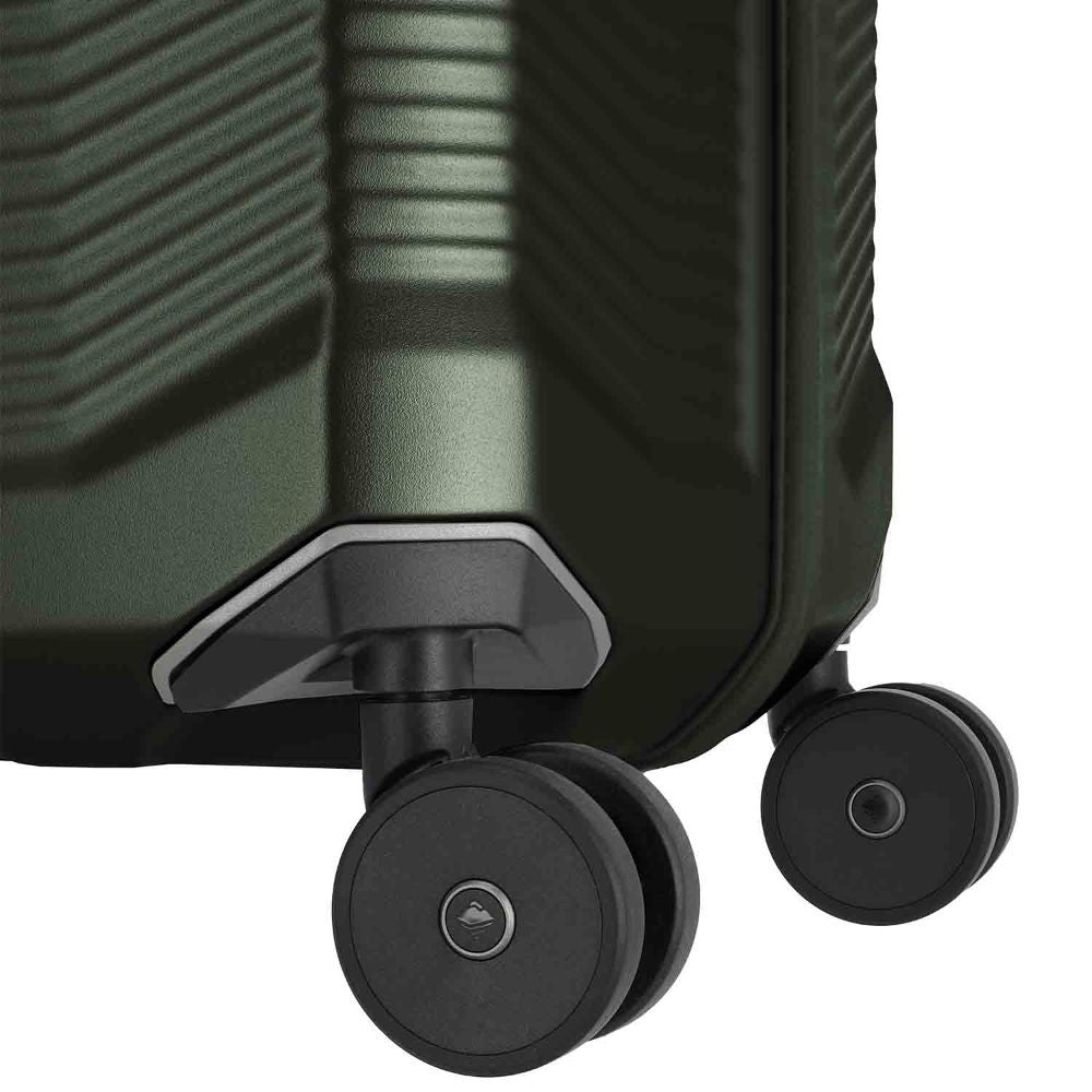 Travelite Millennium Pine Green 4-Doppelrollen Trolley S 55 cm