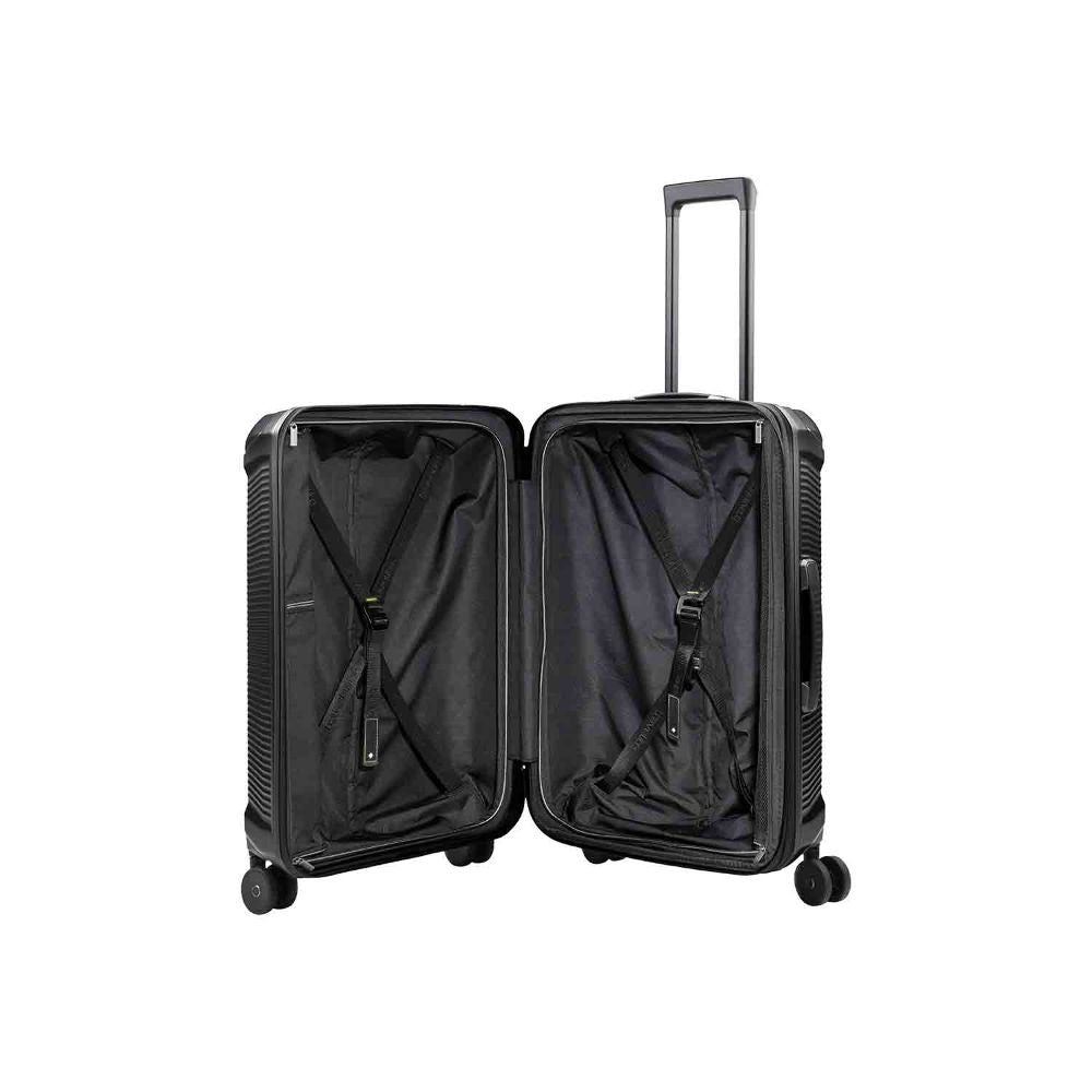 Travelite Millennium Black 4-Doppelrollen Trolley M 67 cm