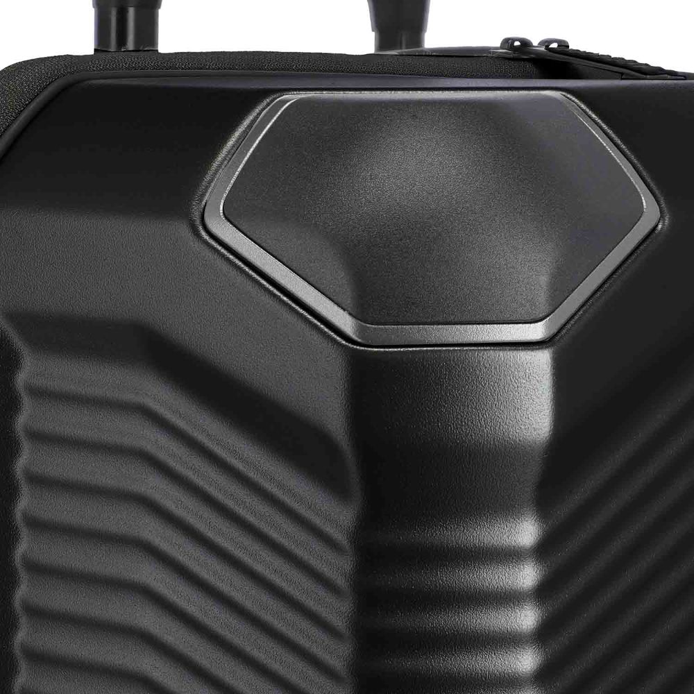 Travelite Millennium Black 4-Doppelrollen Trolley M 67 cm