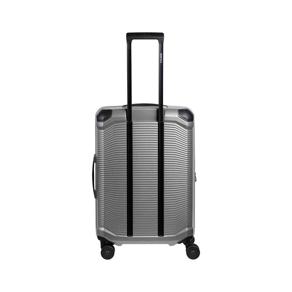 Travelite Millennium Silber 4-Doppelrollen Trolley M 67 cm