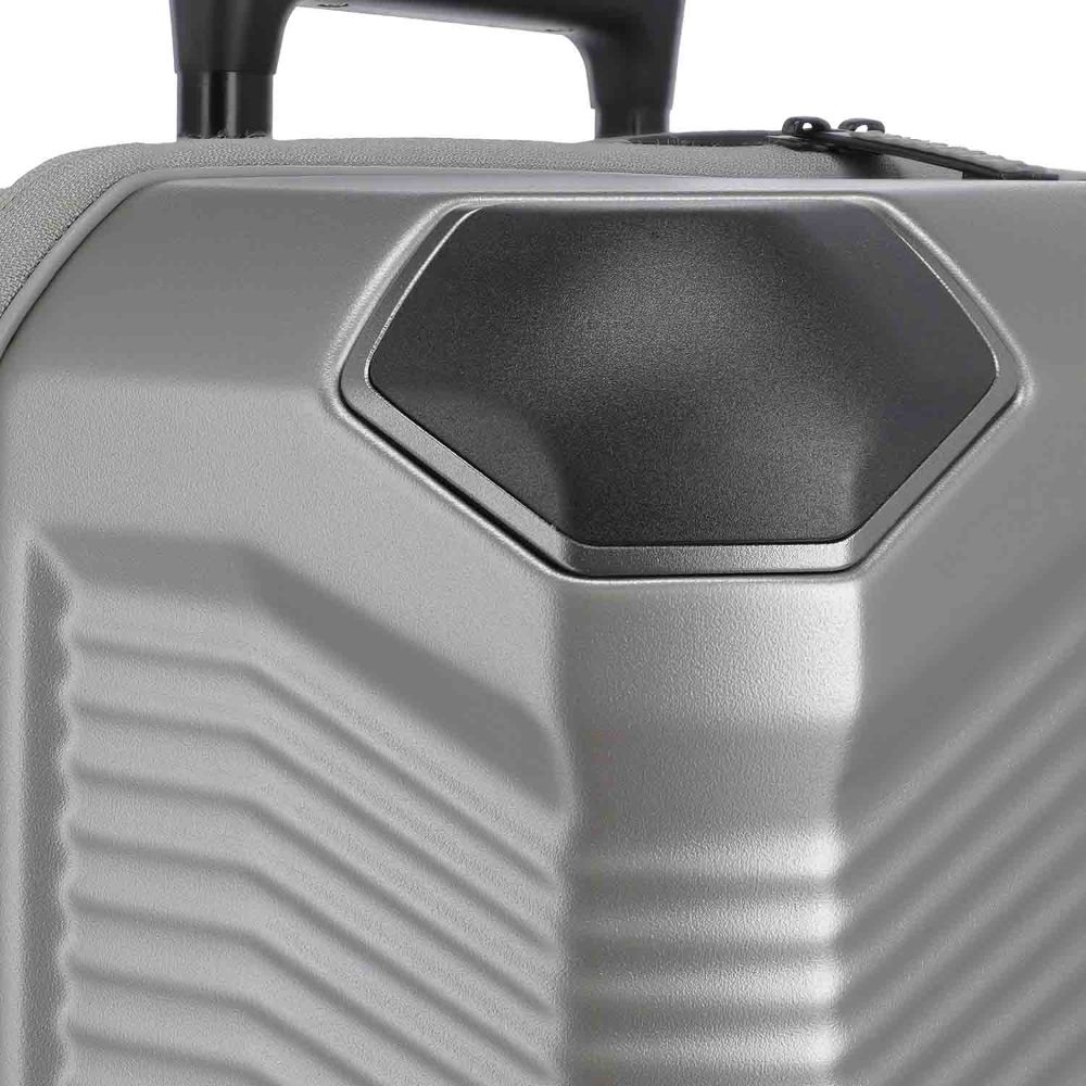 Travelite Millennium Silber 4-Doppelrollen Trolley M 67 cm