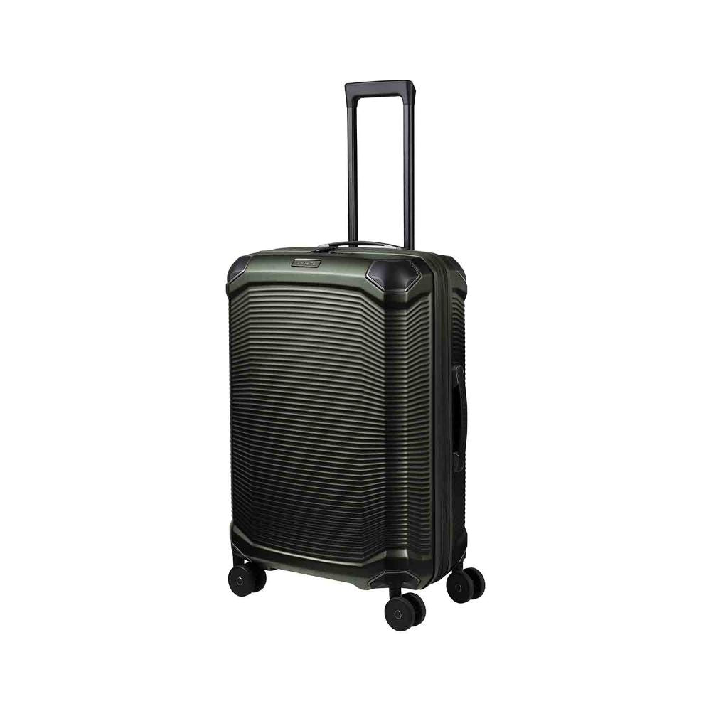 Travelite Millennium Pine Green 4-Doppelrollen Trolley M 67 cm