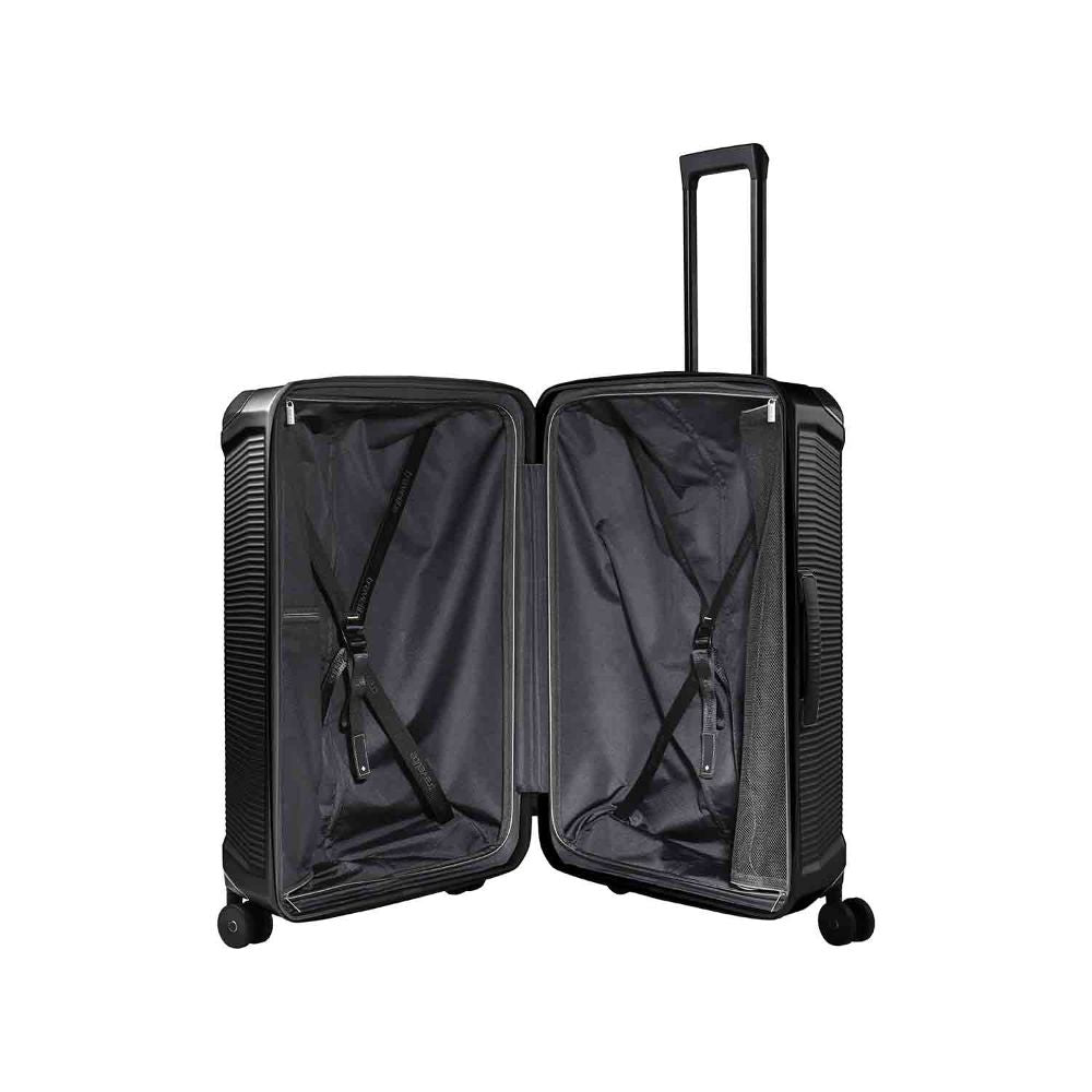 Travelite Millennium Black 4-Doppelrollen Trolley L 76 cm
