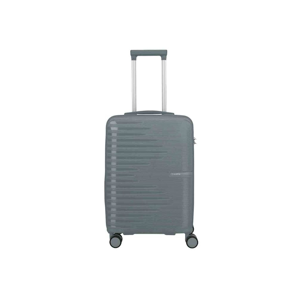 Travelite Pacific Anthracite 4 Doppelrollen Trolley S 55 cm