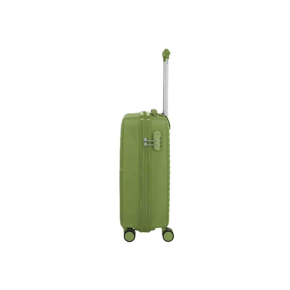 Travelite Pacific Olive 4 Doppelrollen Trolley S 55 cm