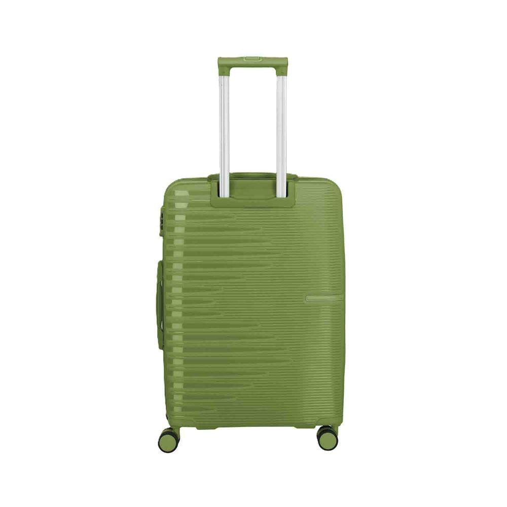 Travelite Pacific Olive 4 Doppelrollen Trolley M 67 cm