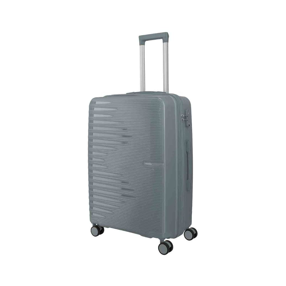 Travelite Pacific Anthracite 4 Doppelrollen Trolley M 67 cm