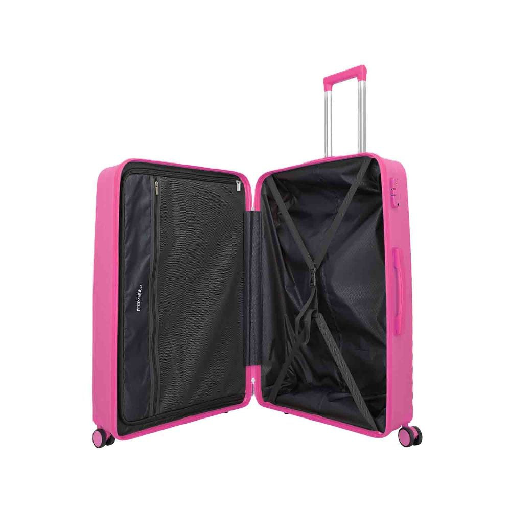 Travelite Pacific Pink 4 Doppelrollen Trolley L 78 cm