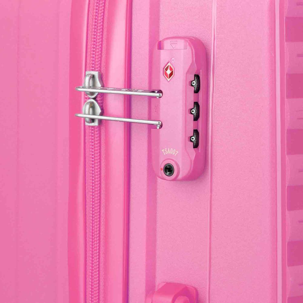 Travelite Pacific Pink 4 Doppelrollen Trolley L 78 cm