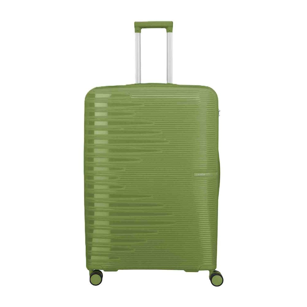 Travelite Pacific Olive 4 Doppelrollen Trolley L 78 cm