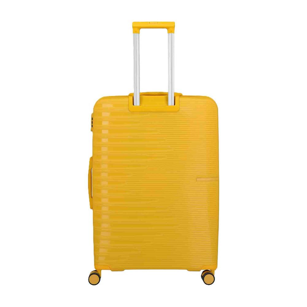 Travelite Pacific Yellow 4 Doppelrollen Trolley L 78 cm
