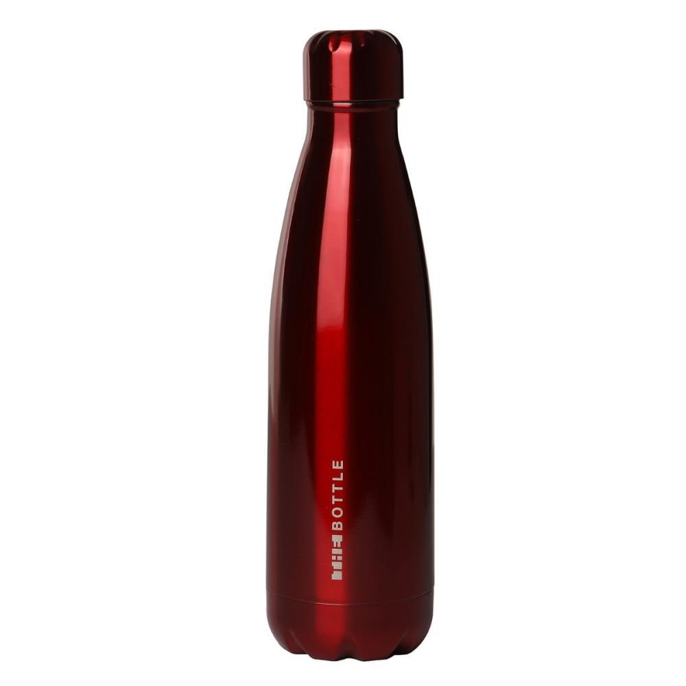 Xanadoo Edelstahl Trinkflasche Metallic Rot 0,5 L