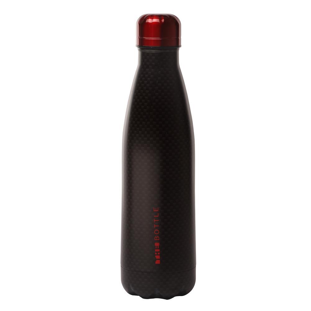 Xanadoo Edelstahl Trinkflasche Carbon 0,5 L