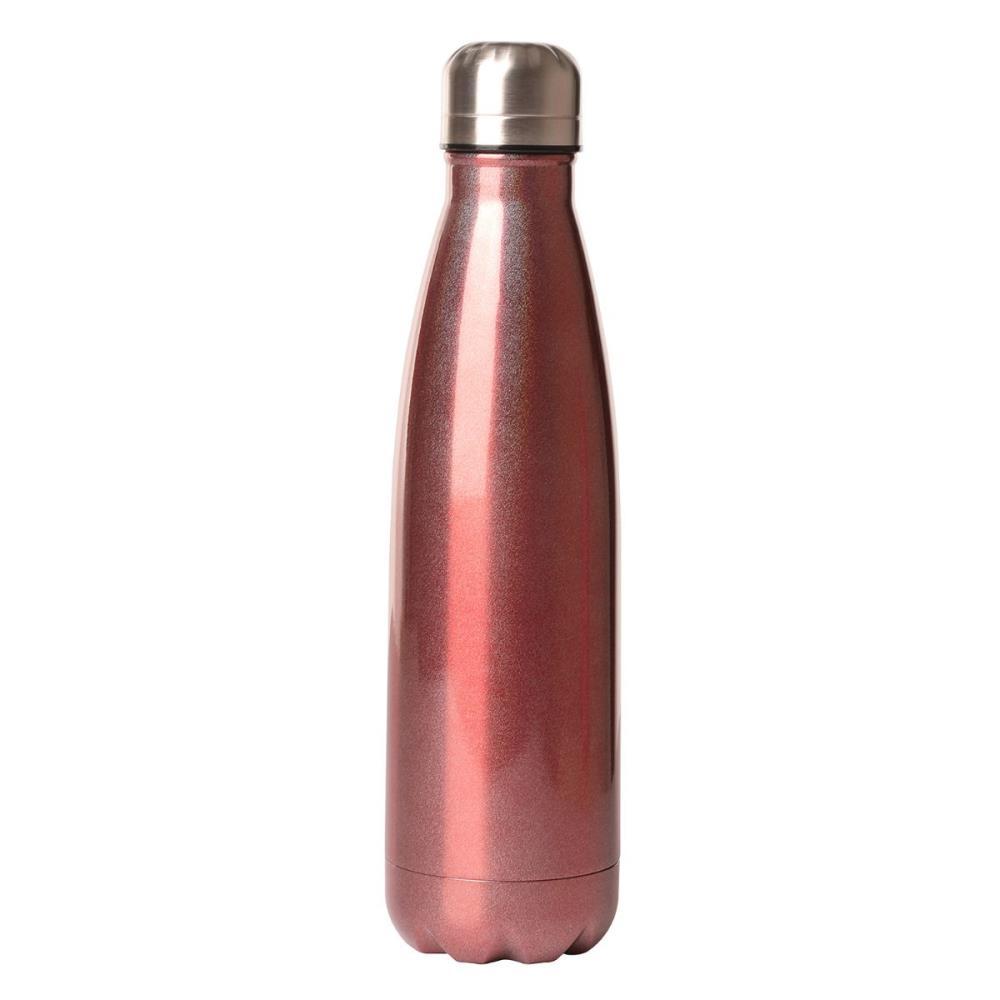 Xanadoo Edelstahl Trinkflasche Rosa Crystal Perlmutt 0,5 L
