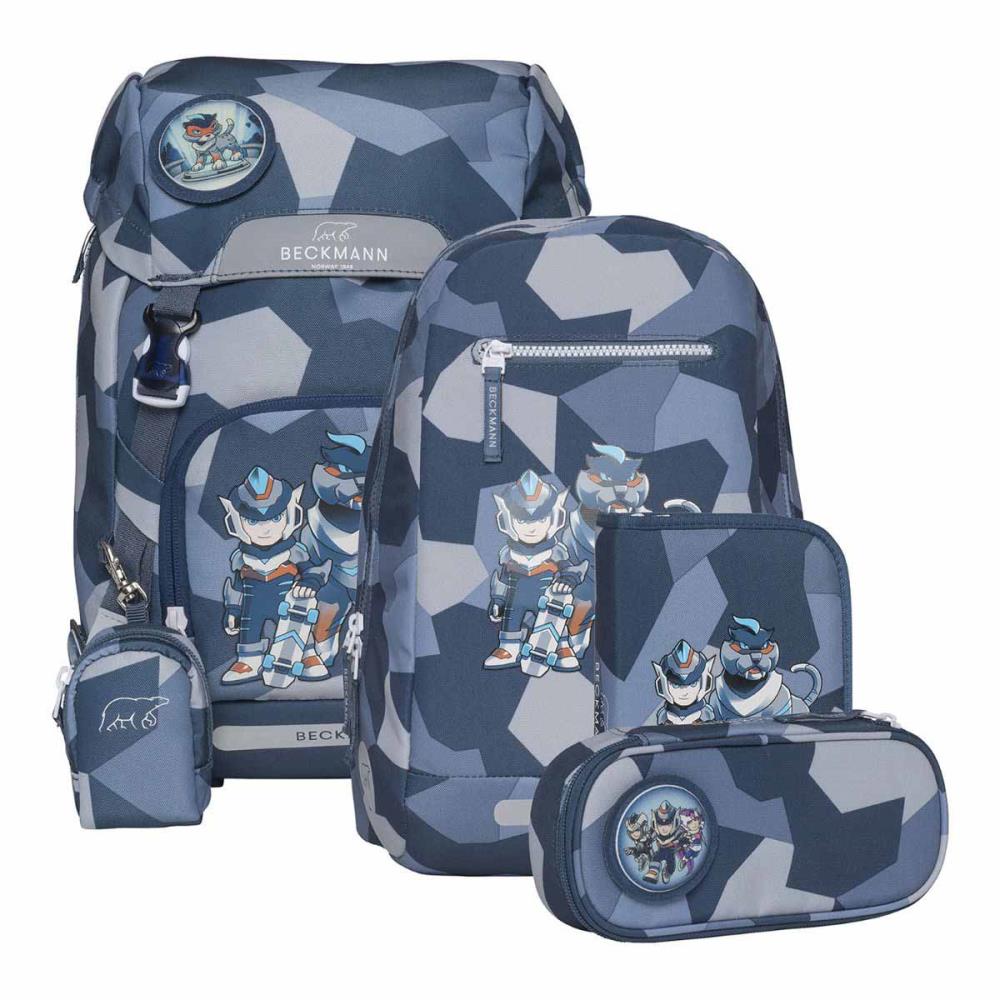 Beckmann Classic Tiger Race Schulrucksack Set 6tlg.