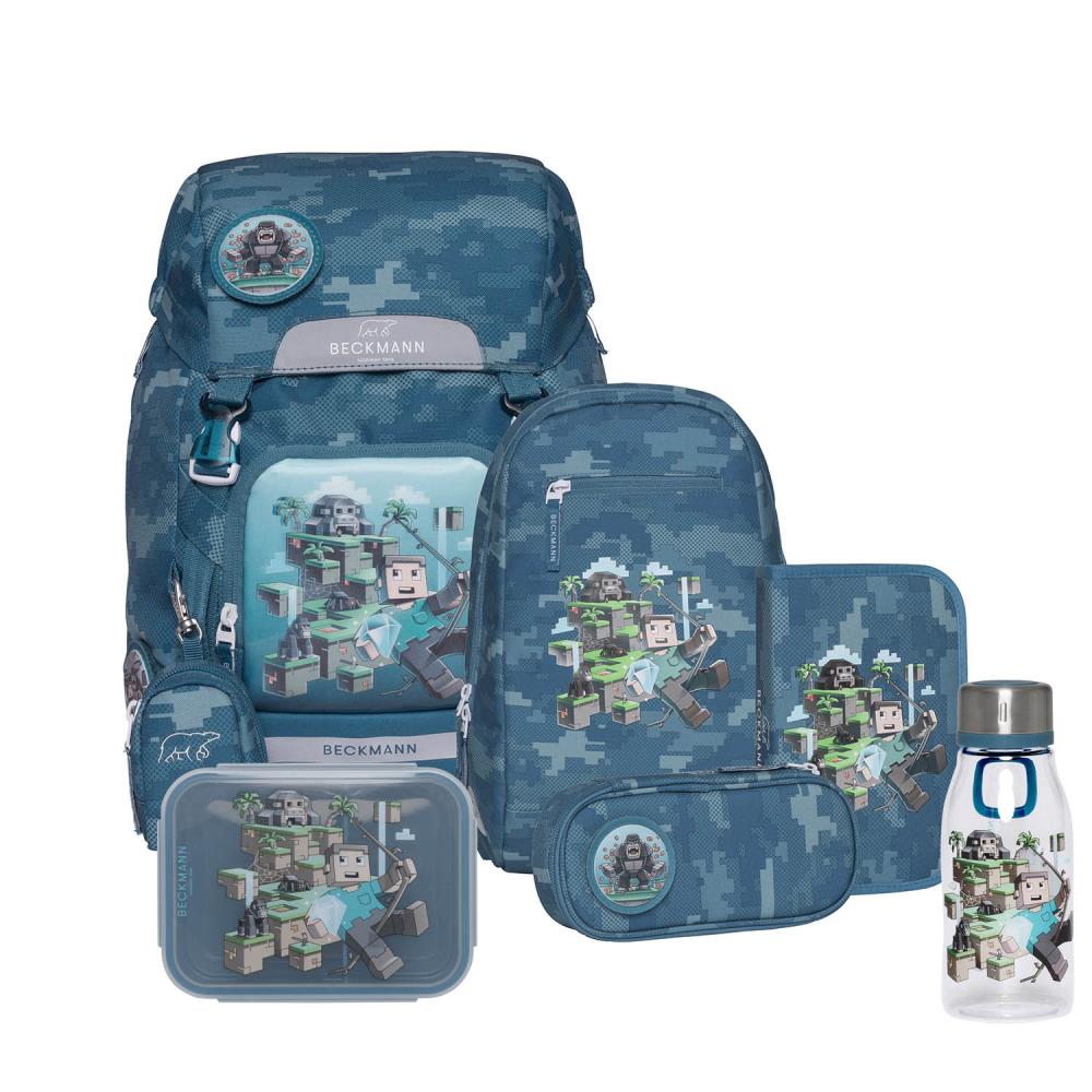 Beckmann Classic Jungle Game Schulrucksack Set 8tlg.