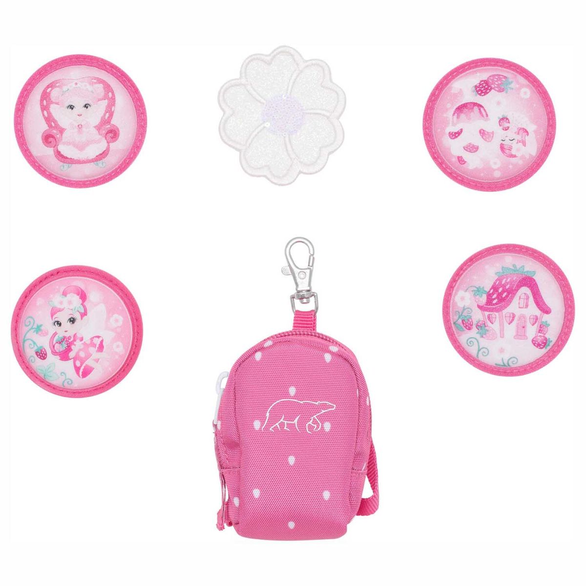 Beckmann Classic Strawberry Schulrucksack Set 6tlg.