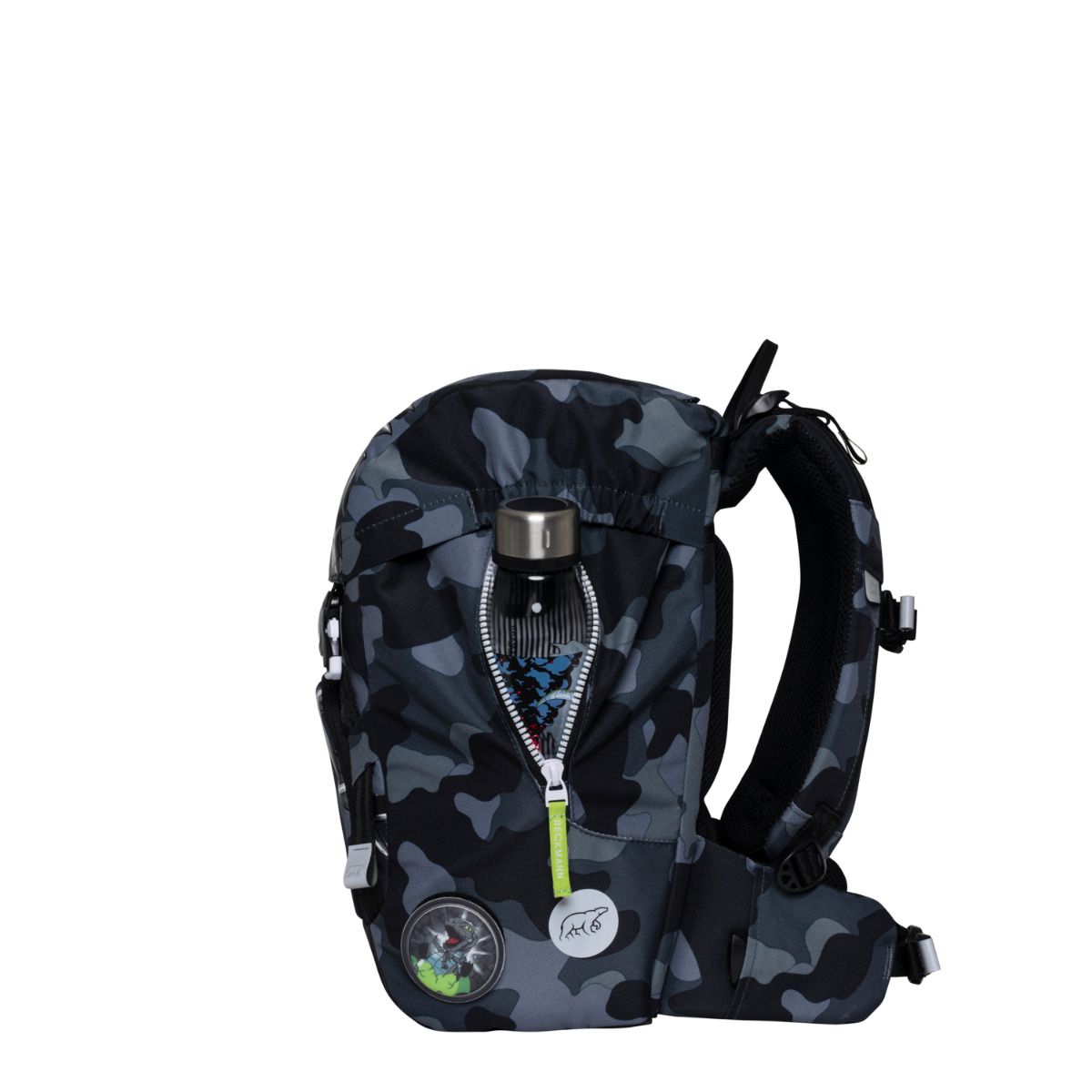 Beckmann Classic Camo Rex Schulrucksack Set 6tlg.