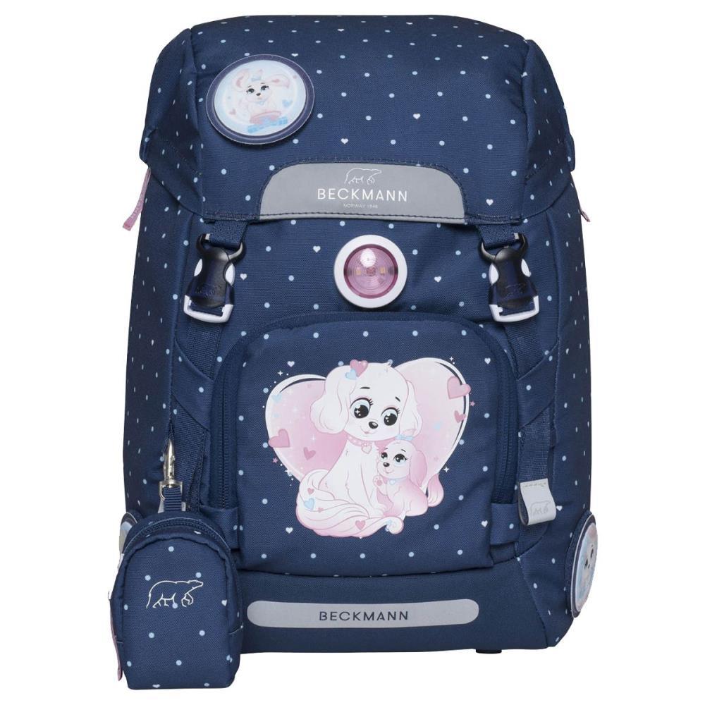 Beckmann Classic Pet Friends Blue Schulrucksack Set 8tlg.