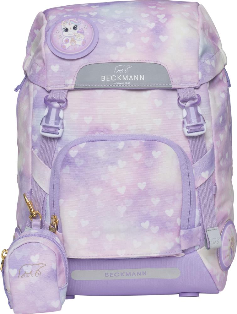 Beckmann Classic Unicorn Princess Purple Schulrucksack Set 6tlg.