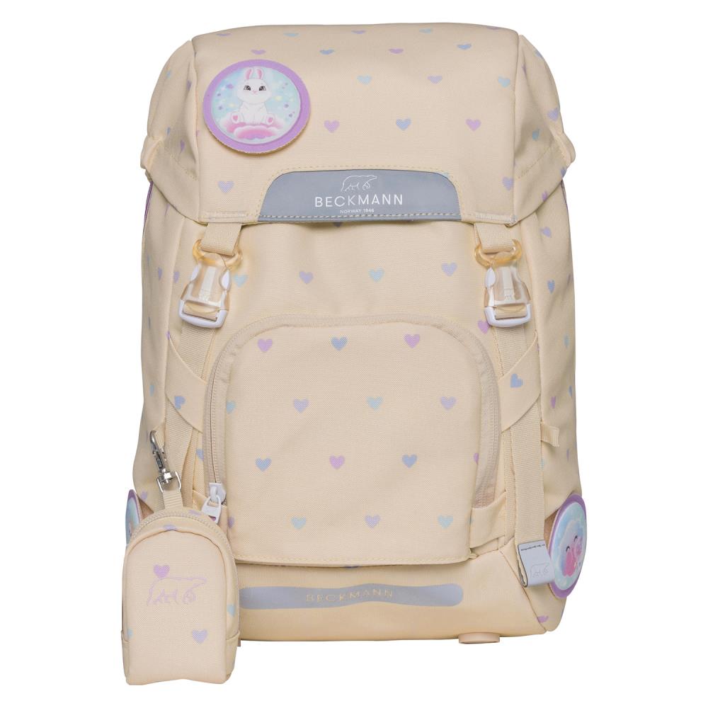 Beckmann Classic Yellow Heart Schulrucksack Set 6tlg.