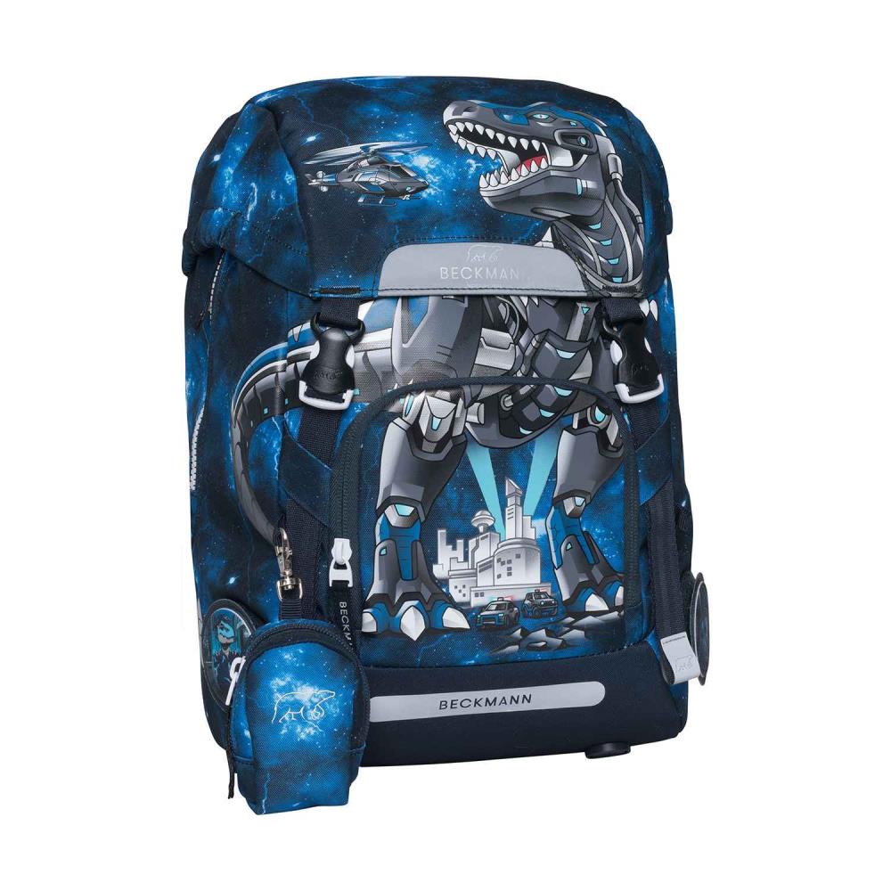 Beckmann Classic Tech Rex Schulrucksack Set 6tlg.