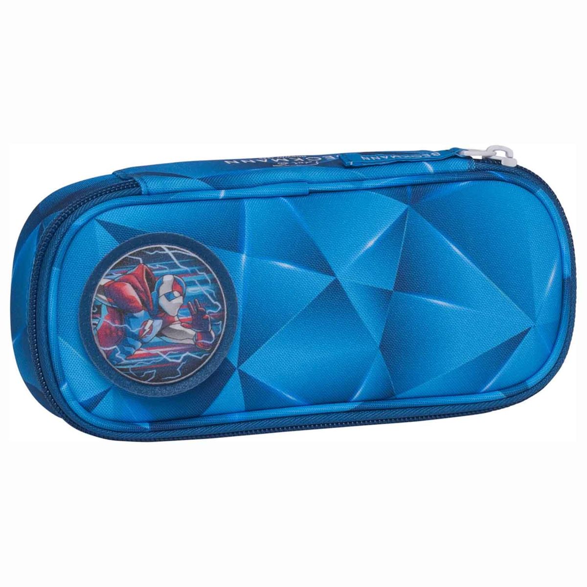 Beckmann Classic Blue Lightning Schulrucksack Set 6tlg.