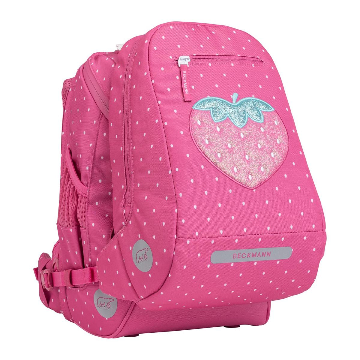 Beckmann Active Air FLX Strawberry Schulrucksack Set 6tlg.