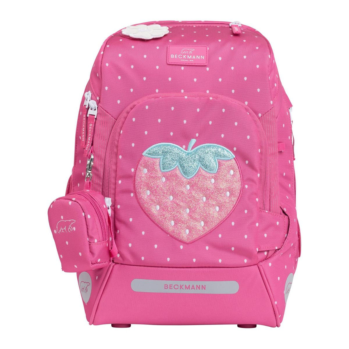 Beckmann Active Air FLX Strawberry Schulrucksack Set 6tlg.